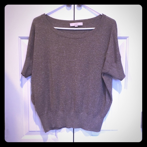 LOFT Tops - Gold Sparkly Top